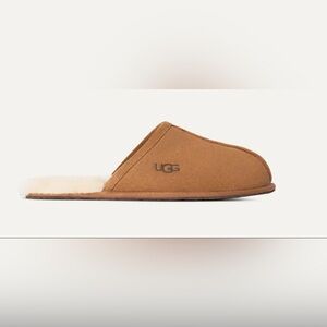UGG Men's Scuff Slipper Suede in Chestnut Tan Size 12